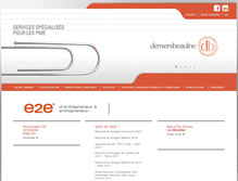 Tablet Screenshot of demersbeaulne.com